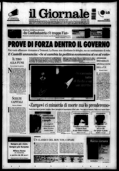 Il giornale : quotidiano del mattino